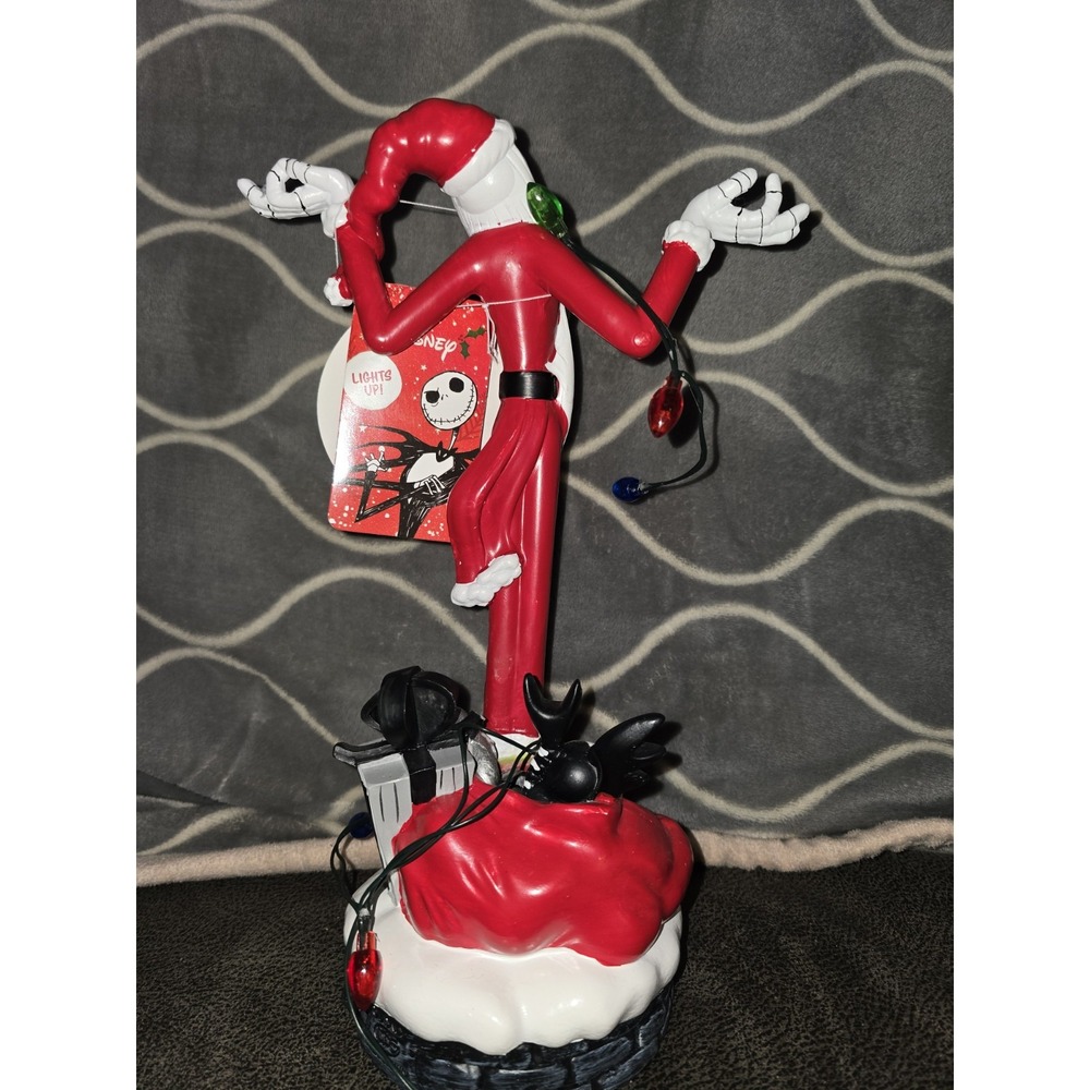 Disney The Nightmare Before Christmas Jack Skellington Light-Up Statue Holiday - Picture 5 of 5
